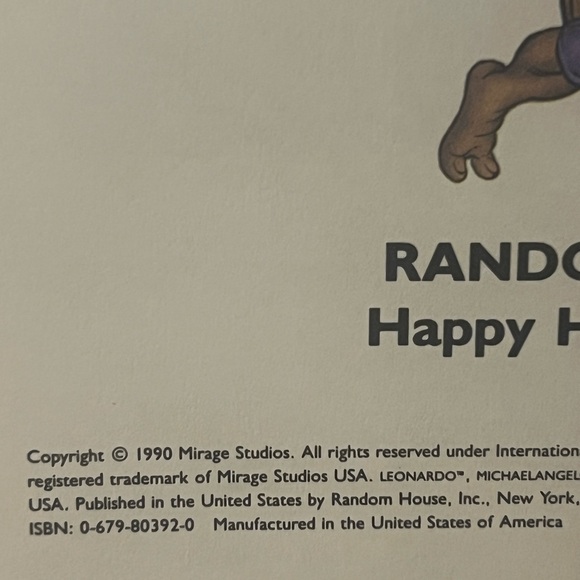 Vintage 1990 TMNT The Magic Crystal Teenage Mutant Ninja Turtles Storybook - Picture 3 of 12